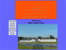 Tablet Screenshot of bluelakesfarm.net